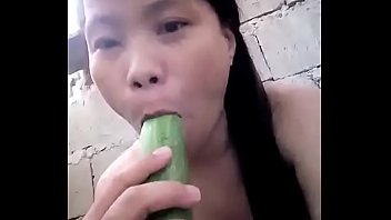 chinese milking with cucumber