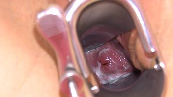 Gyno dildo and pussy gapped very hard
