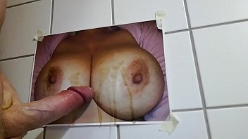 Cum on tits
