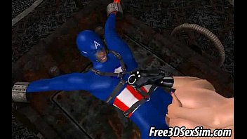 Foxy 3D cartoon babe gets fucked by Captain America