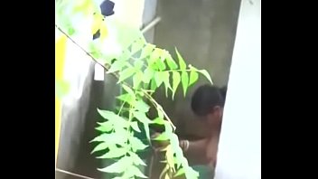 Big boobs Desi bhabhi nude bathing neighbor boy caught by hidden cam